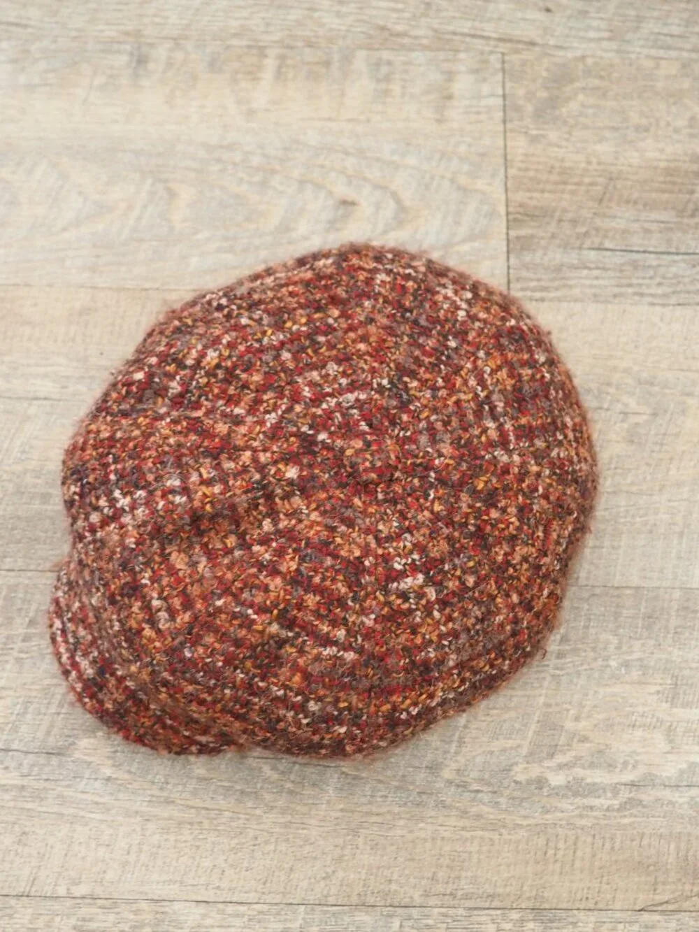 Vintage Old County Road Tweed Newsboy Cap Hat - Picture 3 of 6